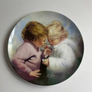 Donald‎ Zolan Tiny Treasures Plate Childhood Friendship Pemberton & Oakes 1988